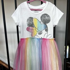 Disney Minnie tulle twirl dress, girls size 6
